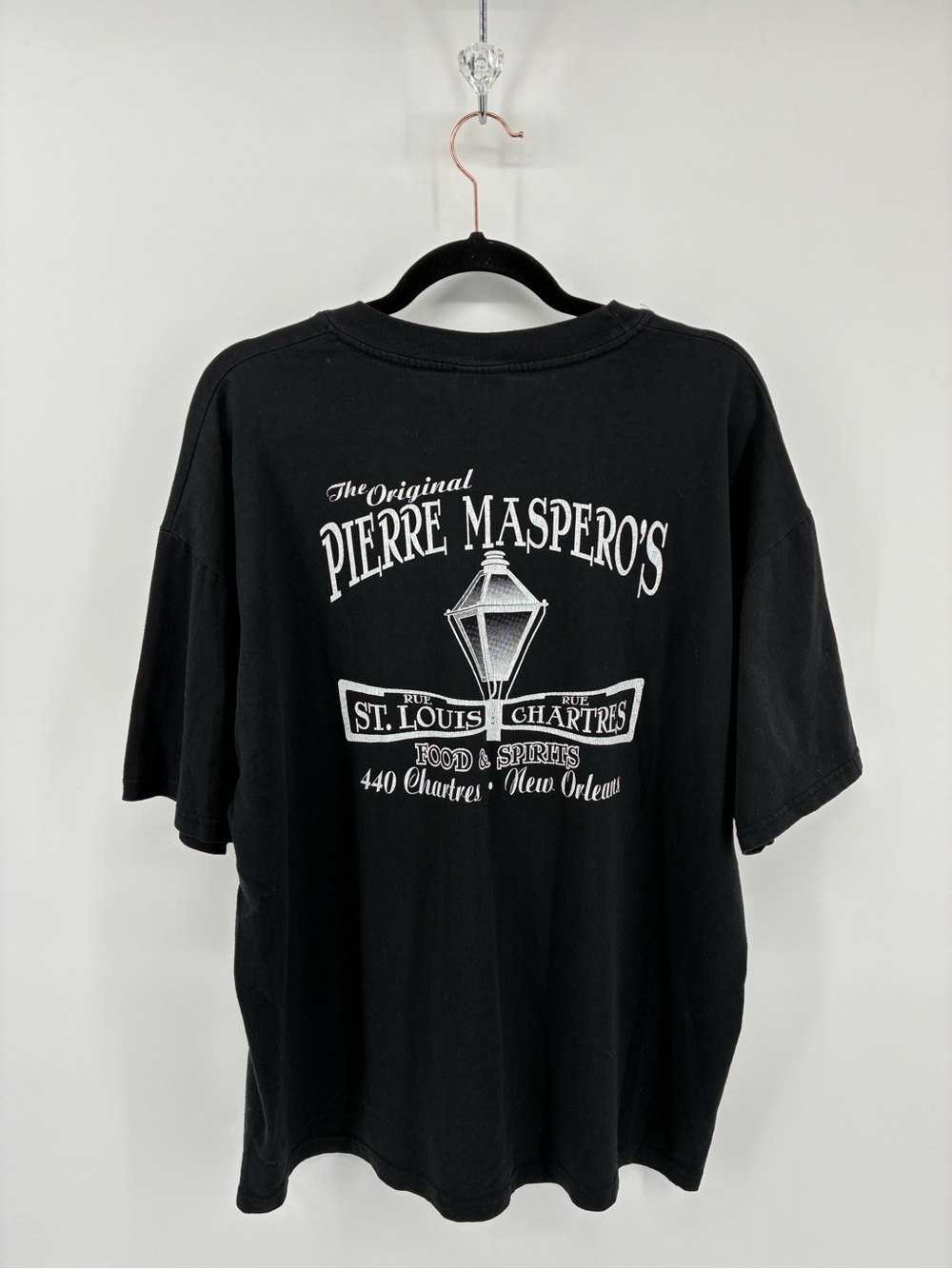 Pierre Maspero’s St Louis Black Graphic Men's T-Shirt Hanes Heavyweight